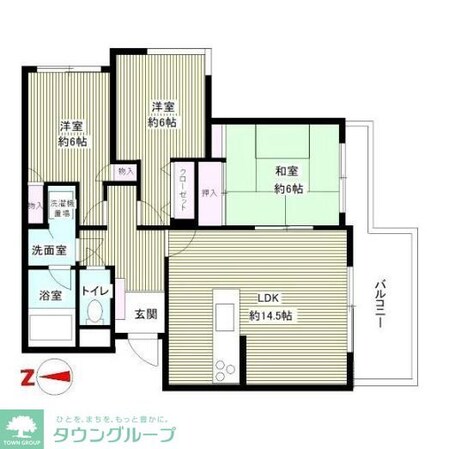 パークサイド野川公園の物件間取画像